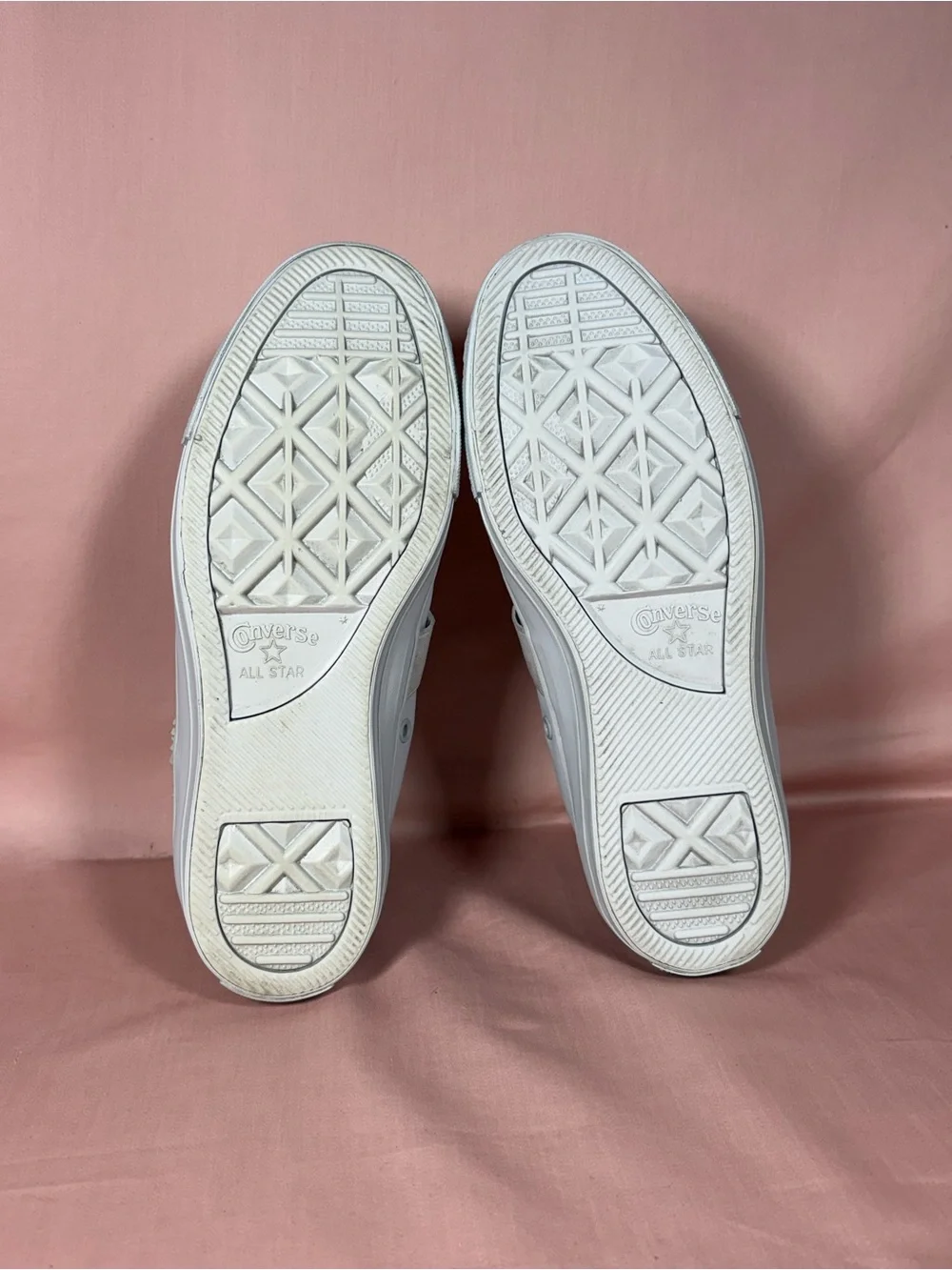 Converse All Star Women's High Top Sneakers Punk Stud Strap Closure Size 7.5